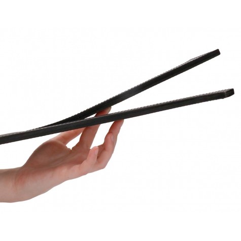 Черная шлепалка Two Finger Paddle Tawse - 51 см.