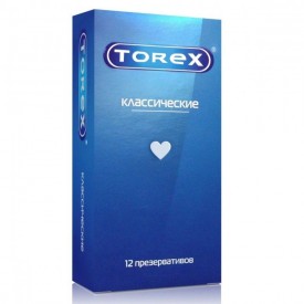 Гладкие презервативы Torex "Классические" - 12 шт.